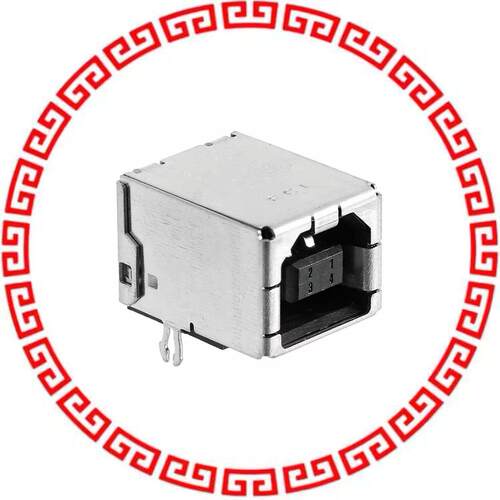 61729-1011BLF USB RCPT B-TYPE R/A FULL BACK