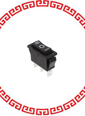 R4DBLKBLKEF0 SWITCH ROCKER SPDT 15A 125V