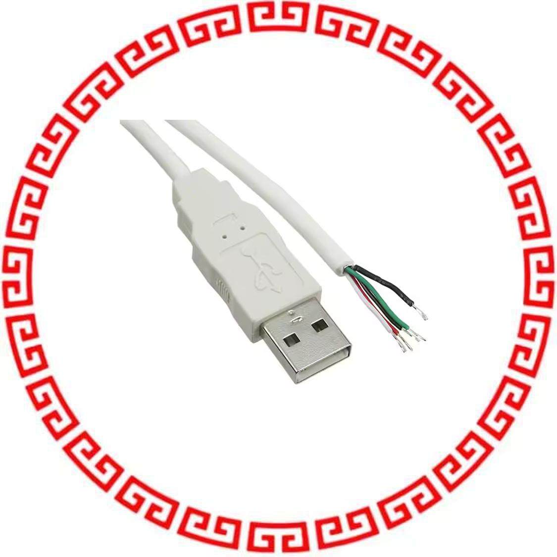 887388000 USB A-PIGTAIL SUB-CH .81M