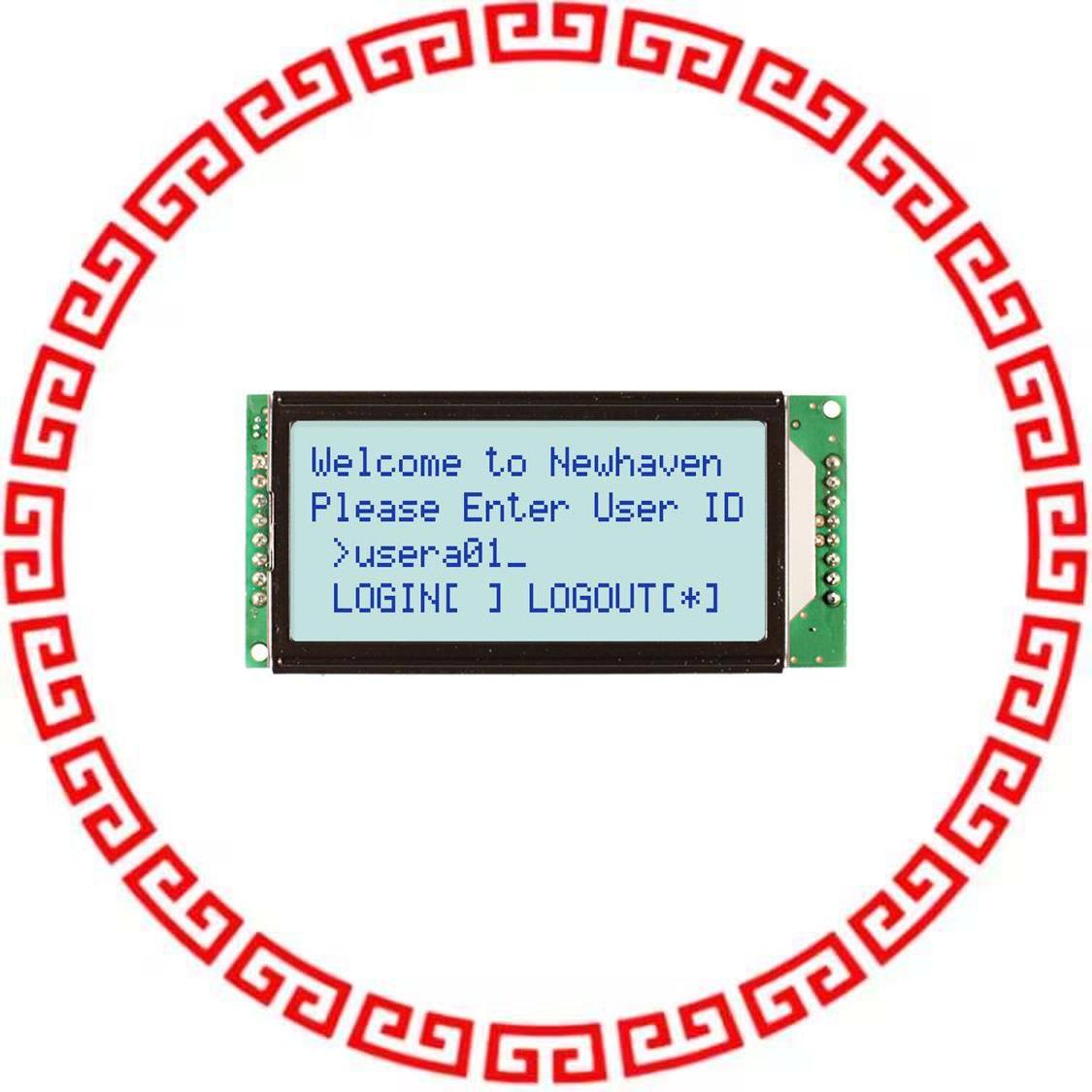 NHD-0420H1Z-FSW-GBW-33V3 LCD MOD CHAR 4X20 GRY TRANSF STN