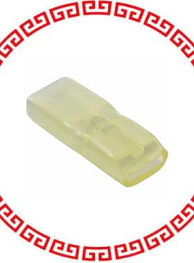 174817-2 CONN RCPT SLEEVE 0.25 1POS YLW