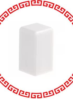 1SWHT CAP PUSHBUTTON SQUARE WHITE