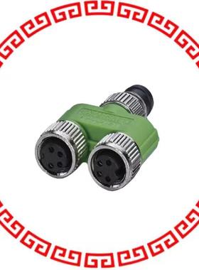 1572443 CONN Y-ADAPTER 4P-4P/4P M-F/F