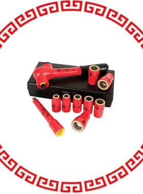 31590 SOCKET SET W/HNDL 6PT 12PT 3/8