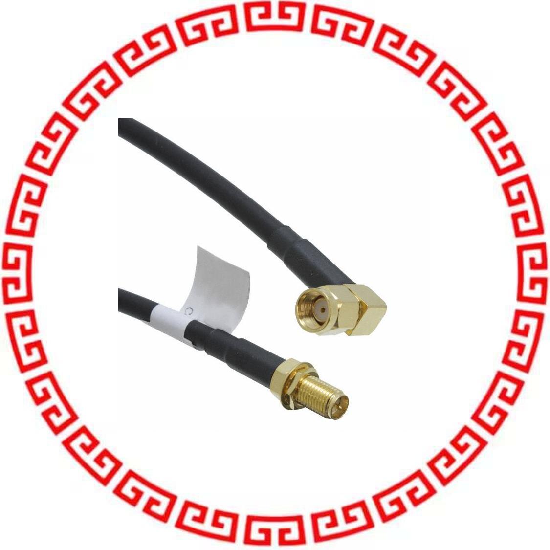 JR2R3-CL1-1F CBL ASSY RP-SMA JACK-PLUG 12