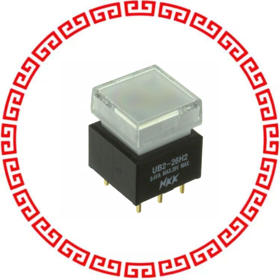 UB226SKG036B-3JB SWITCH PUSH DPDT 0.4VA 28V