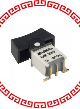 400BWMSP1R2BLKSM6QE SWITCH ROCKER SPDT 3A 120V