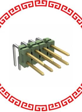 825457-4 CONN HEADER 8POS T/H R/A GOLD