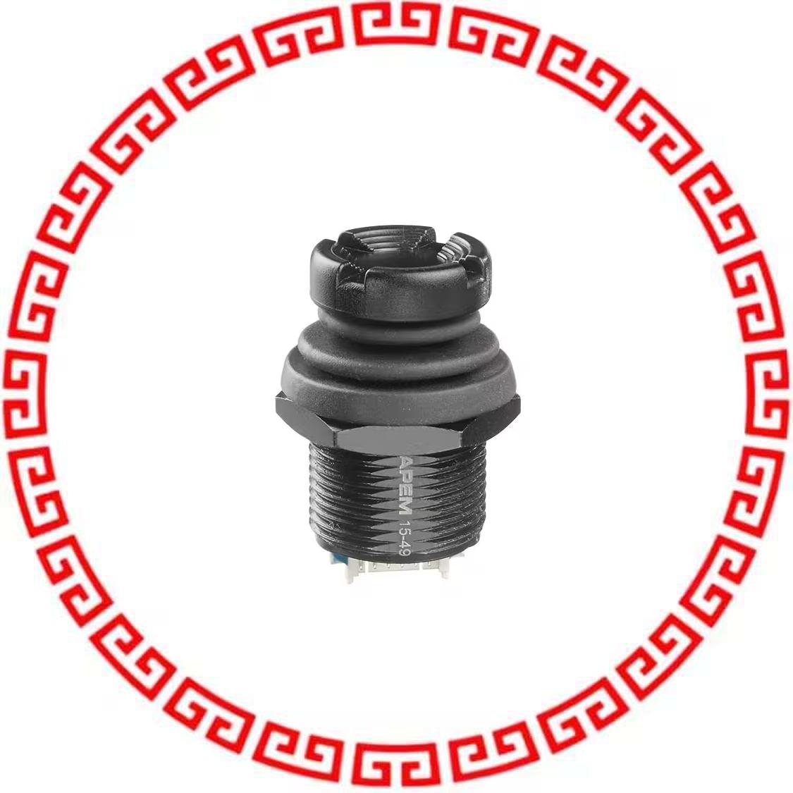NVH1D1C0CP2S SWITCH THMBSTK CASTLE 50MA 12V