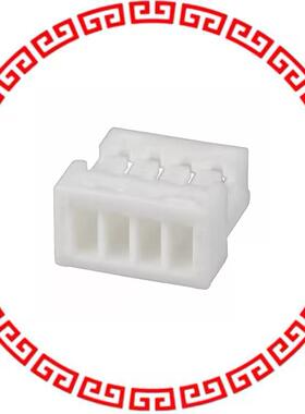 SHR-04V-S CONN HOUSING SH 4POS 1MM WHITE