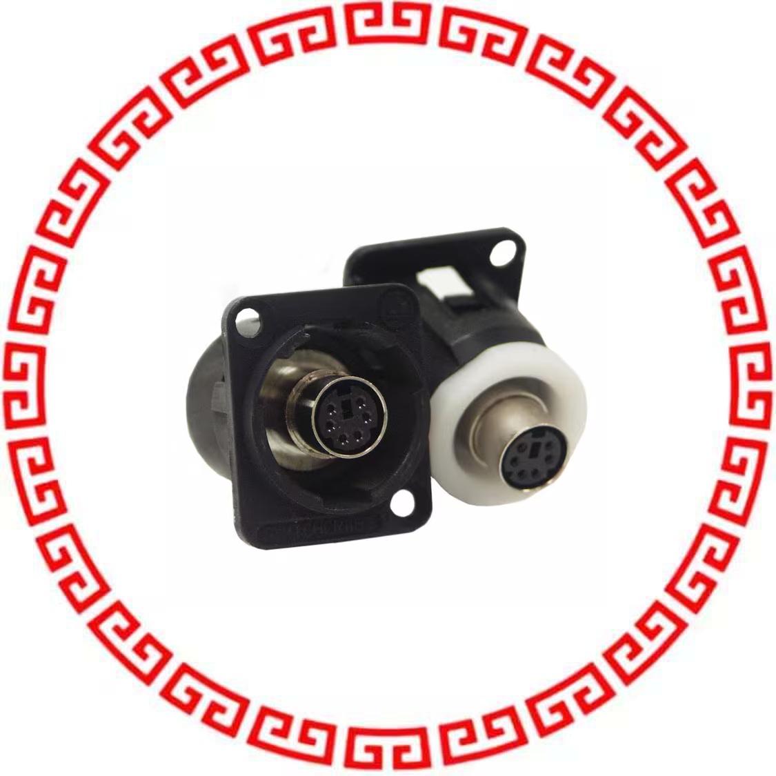 EH6MD2BX CONN ADAPTER 6P-6P F-F PNL MNT