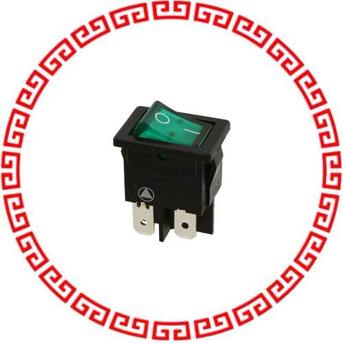 H8553VBBG3-551W-B SWITCH ROCKER DPST 15A 250V