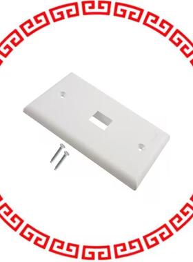 NK1FNWH FACEPLATE SNGL GANG 1PORT WHITE