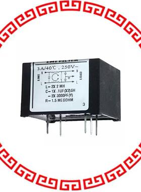 3EDP LINE FILTER 250VAC 3A TH