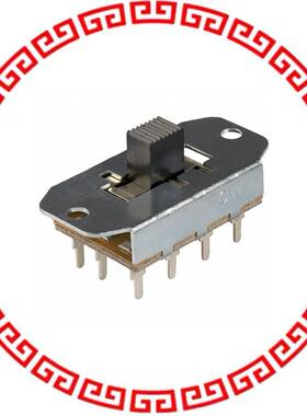 G-368S-0001 SWITCH SLIDE 3P3T 3A 125V