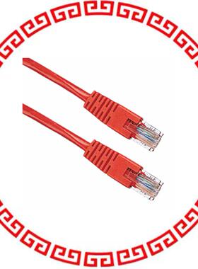 N002-006-RD CABLE MOD 8P8C PLUG-PLUG 6'