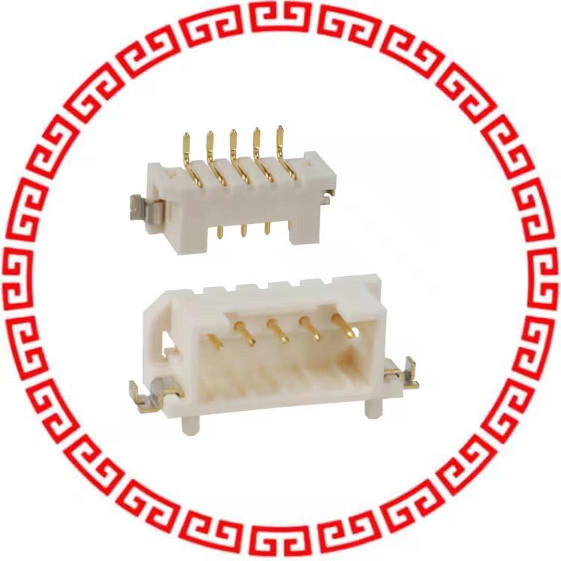 DF3E-5P-2H(50) CONN HEADER 5POS 2MM R/A GOLD