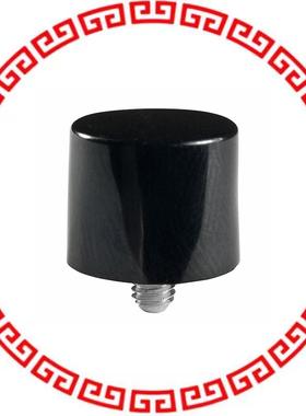 AT414A CAP PUSHBUTTON ROUND BLACK