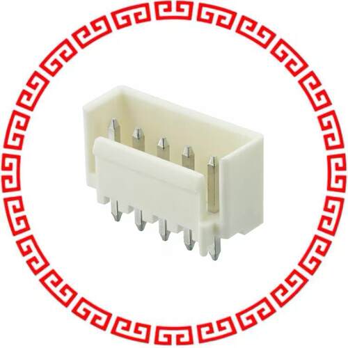 1744427-5 EP HEADER ASY,SHROUDED,5 POS, GW