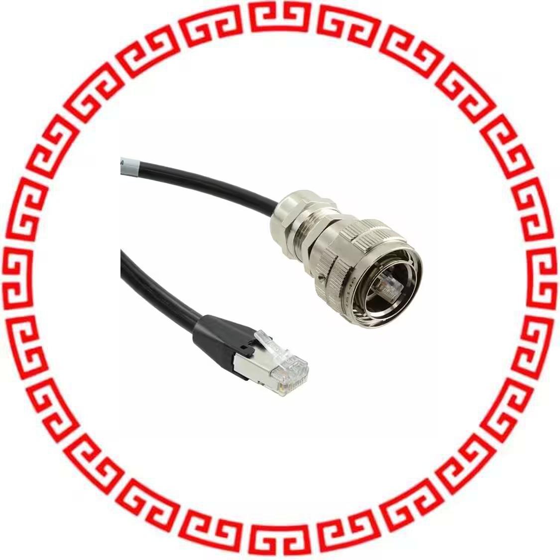 C-RJFTV5E1706MN03 CABLE MOD 8P8C PLUG-PLUG 0.98'