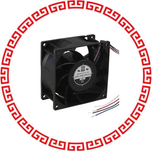 OD8038-24HBVXC10A FAN AXIAL 80X38MM 24VDC WIRE