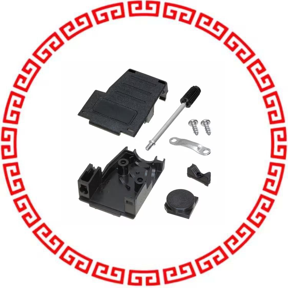 ACOV-SUB-09NB12 CONN HOOD D-SUB 9POS PLASTIC