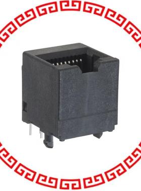 SS-651010-A-NF CONN MOD JACK 10P10C VERT UNSHLD