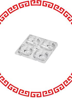 C16134_STRADA-2X2CSP-ME LENS CLR ASYMMETRICAL ADH SCREW