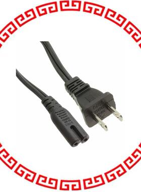 6010.5274 CORD 18AWG 1-15P-IEC 320C7 6.56'