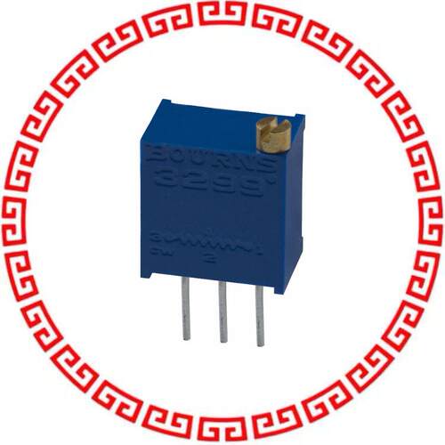 3299W-1-203LF TRIMMER 20K OHM 0.5W PC PIN TOP