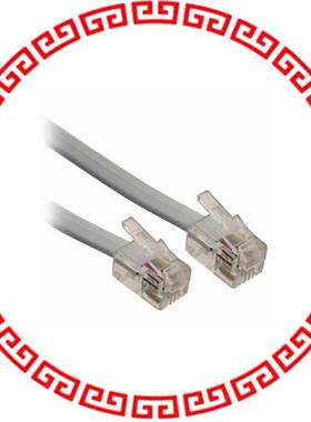 AT-S-26-4/4/W-14 CABLE MOD 4P4C PLUG-PLUG 14'