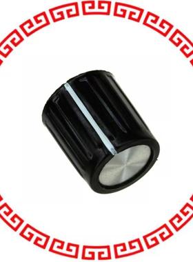 MPKG40B18 KNOB RIBBED 0.125 PLASTIC