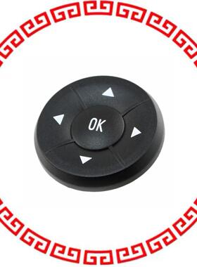 1ZW0913611806 CAP TACTILE ROUND BLACK
