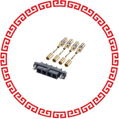 M80-FC305F1-04 CONN RCPT COAX 6GHZ 4MM 4POS
