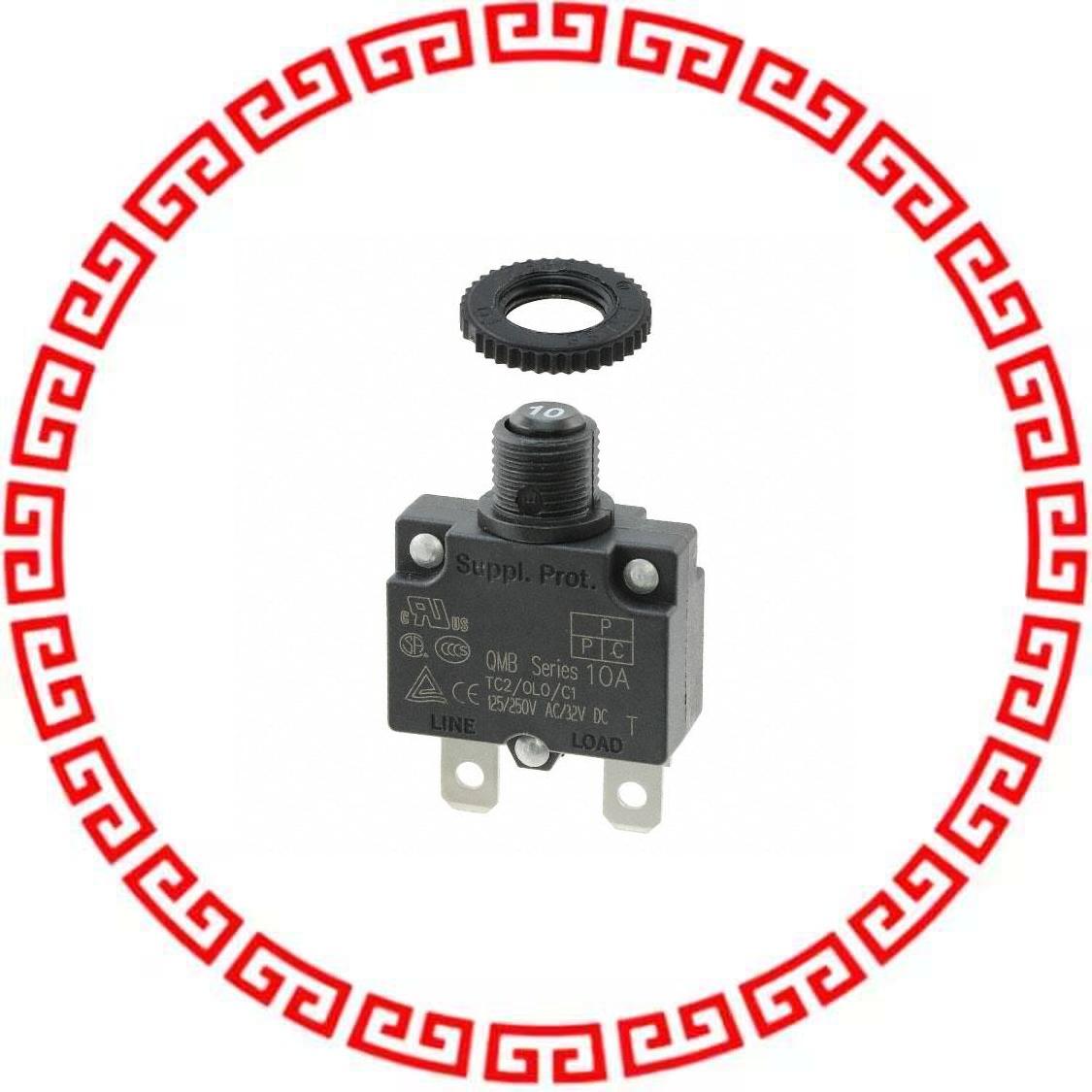 QMB-103-11C3N-3BA CIR BRKR THRM 10A 250VAC 32VDC