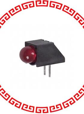 5500407F LED 5MM RT ANGLE RED PC MNT