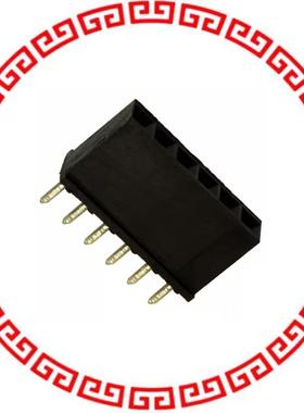 66951-006LF CONN RCPT 6POS .100 SGL STR PCB