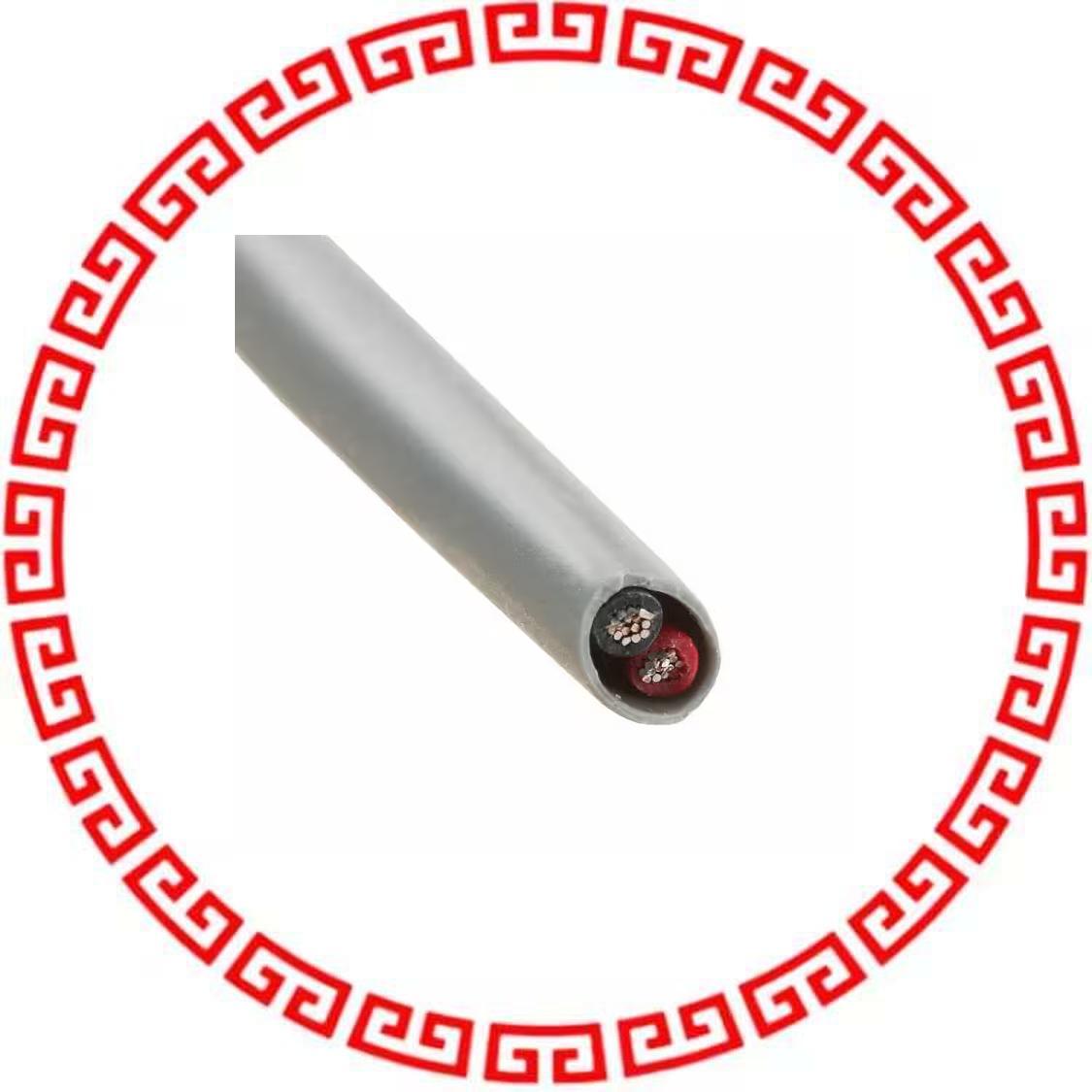 C0433A.21.10 CABLE 2COND 20AWG GRAY 1000'
