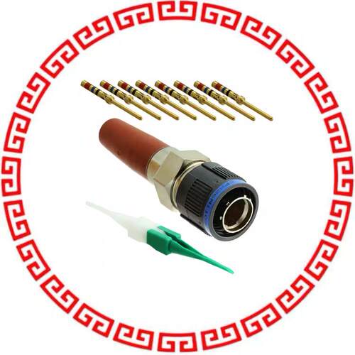 CFX26M1108PZN CONN PLUG MALE 8POS GOLD CRIMP