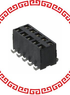 969973-5 CONN RCPT DUAL ENTRY 10POS .100
