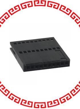 487544-7 CONN FFC RCPT HSG 10POS 1.27MM
