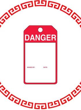 PVT-1162 TAG ELECTL WARN 5.75