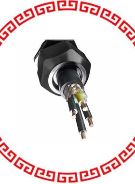 V16012 BK005 CABLE 4COND 12AWG BLK SHLD 100'