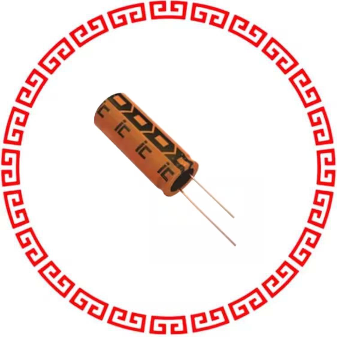 106CKR063M CAP ALUM 10UF 20% 63V THRU HOLE