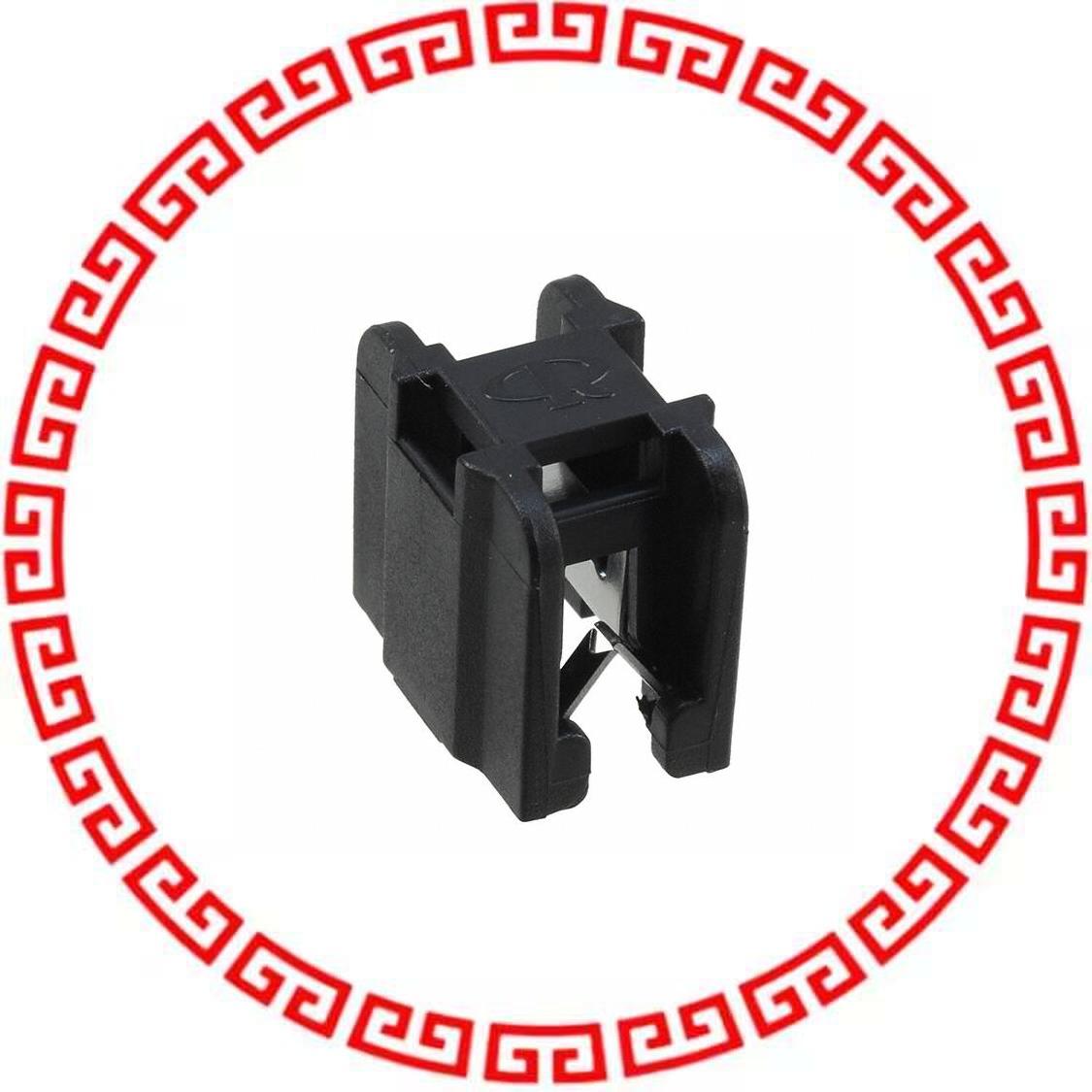 FTH-31-01 EDGE CLIP TIE HOLDR BLK 0.8-3MM