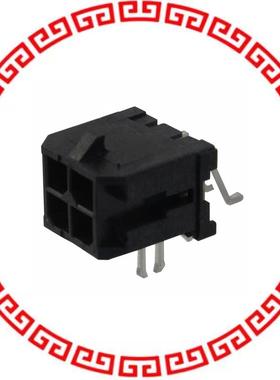 430450406 HEADER R/A 4POS DUAL TIN SMD