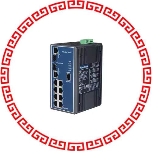 EKI-7659C-AE NETWORK SWITCH-MANAGED 10 PORT