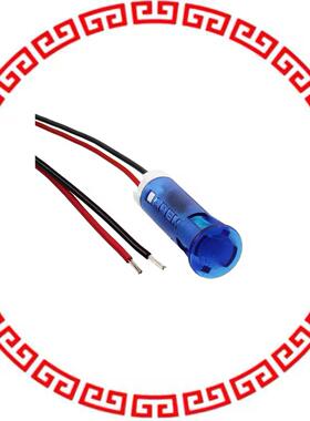 QS83XXHB110 INDICATOR 8MM FIXED HI BLU 110V