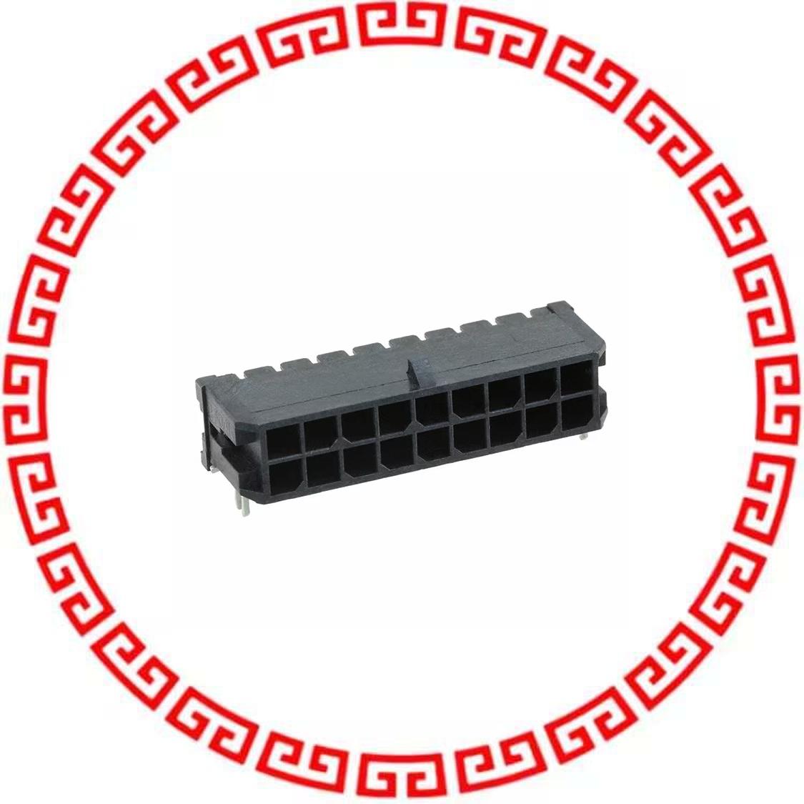 430451808 MICROFIT 3.0 RA SMT/CLIP DR 30AU