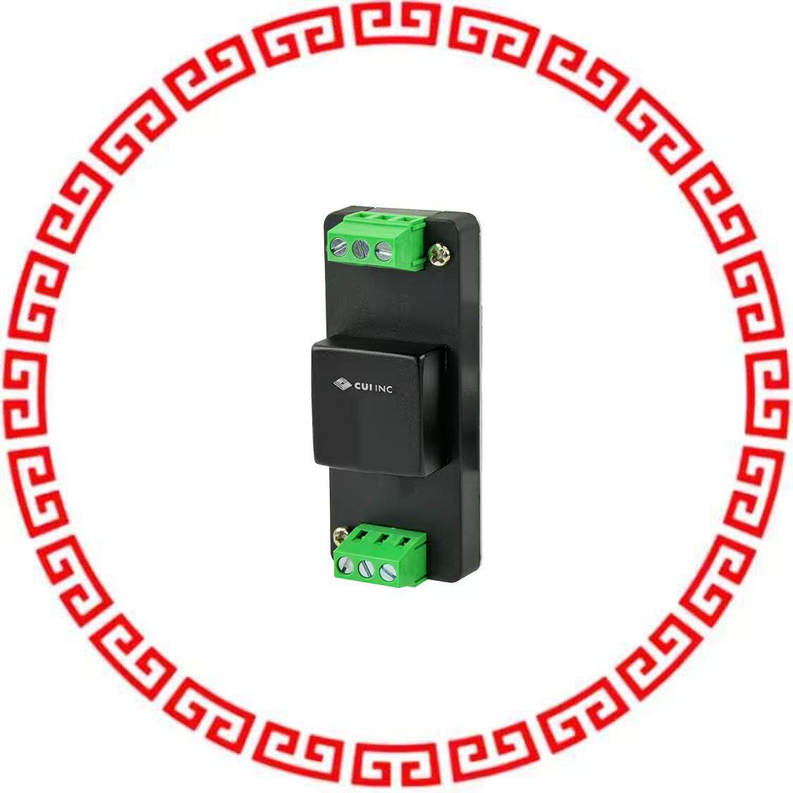 PQDE6W-Q24-D12-DIN DC/DC CONVERTER +/-12V 6W